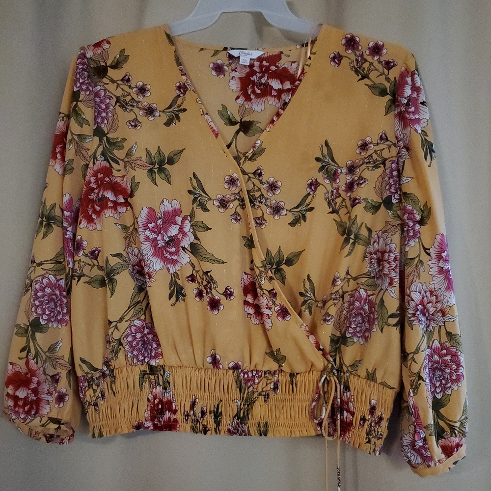 Candie's Floral Blouse XXL